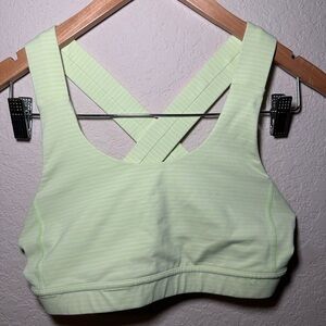 Lululemon yellow sports bra
